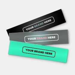 branded Gloss Paper Sticker (75 x 210mm), from our range of promotional Novelties