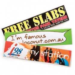 branded Gloss Paper Sticker (75 x 210mm), from our range of promotional Novelties