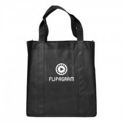 branded Shopping Tote Bag with Gusset, from our range of promotional Non Woven Tote Bags