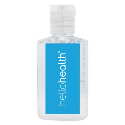 branded 30ml Hand Sanitiser Gel - 62% ethyl-alcohol, from our range of promotional Branded Hand Sanitisers