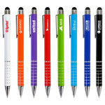 branded Malibu Stylus Pen, from our range of promotional Metal Promotional Pens