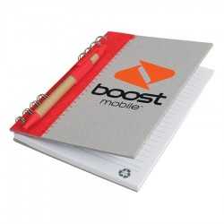 branded Recycled Journal Book, from our range of promotional Spiral NoteBooks