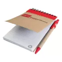branded Recycled Jotter Pad, from our range of promotional Spiral NoteBooks