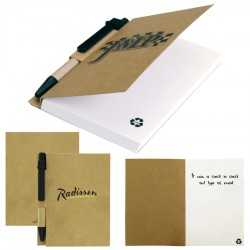 branded Aria Recycled Notebook, from our range of promotional Spiral NoteBooks