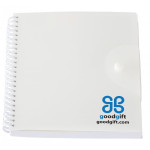 branded Frosty Notepad, from our range of promotional Spiral NoteBooks