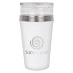 branded Duet Cup, from our range of promotional Reusable Coffee Cups - Metal