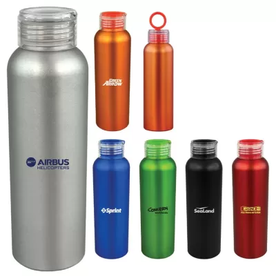 branded Aland 600ml Aluminum Water Bottle, from our range of promotional Drink Bottles - Metal