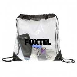 Clear Stadium Bags - Stadium Drawstring Bag
