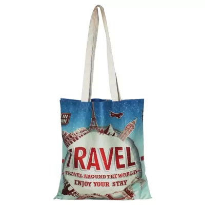 branded Full-Colour Cotton Tote Bag, from our range of promotional Full Colour Tote Bags