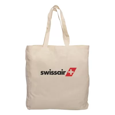 branded Calico Tote Bag with Gusset, from our range of promotional Cotton & Calico Tote Bags