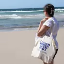 branded Calico Tote Bag with Gusset, from our range of promotional Cotton &amp; Calico Tote Bags