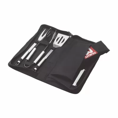 branded 5 Piece BBQ & Apron Set, from our range of promotional BBQ Sets