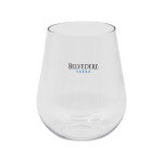 Printed Glasses &amp; Tumblers - Stemless Shatterproof White Wine Glass