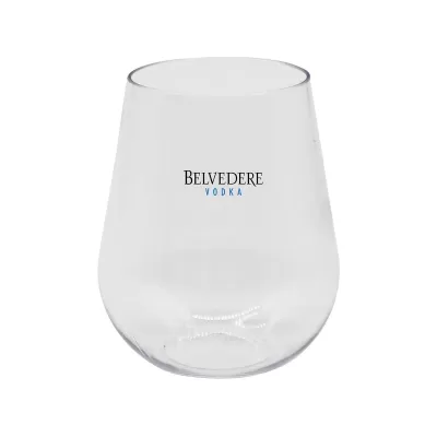 branded Stemless Shatterproof White Wine Glass, from our range of promotional Printed Glasses & Tumblers
