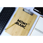 Non Leather Compendiums  - Ecowriter Bamboo Clipboard