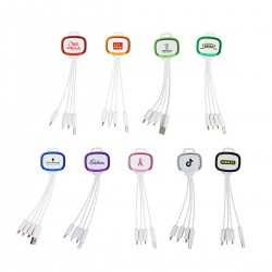 branded Pentapus 4-in-1 Charging Cable, from our range of promotional USB Hubs & Cables