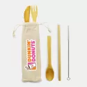 branded Adair Bamboo Cutlery Set, from our range of promotional Cutlery and Straws