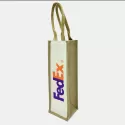 branded Jute Single Wine Bag, from our range of promotional Jute Shopping &amp; Tote Bags