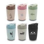branded Olive Reusable Cup, from our range of promotional Reusable Coffee Cups - Plastic &amp; Ceramic