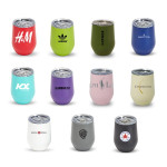 branded Zen Mirror Finish 350ml Mugs, from our range of promotional Reusable Coffee Cups - Metal