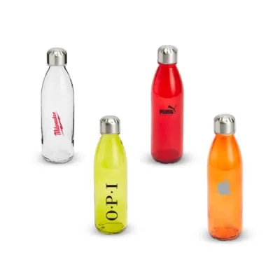 branded Vera 600ml Glass Bottle, from our range of promotional Drink Bottles - Glass
