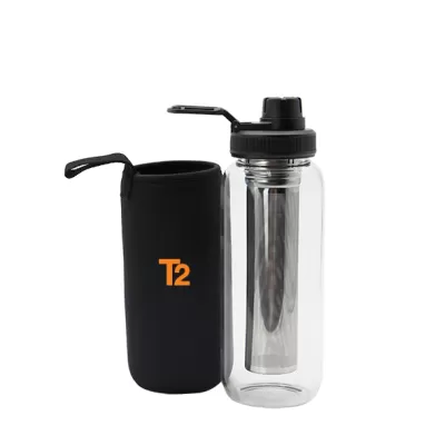 branded Windsor Tea Infuser 1L Bottle, from our range of promotional Drink Bottles - Glass
