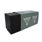 Printed Glasses &amp; Tumblers  - Aura Iridescent Martini Glasses