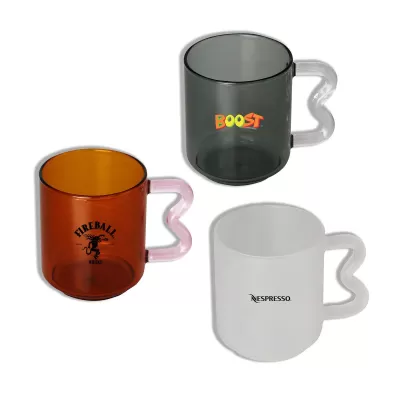 branded Eloise Glass 450ml Cup, from our range of promotional Printed Glasses & Tumblers