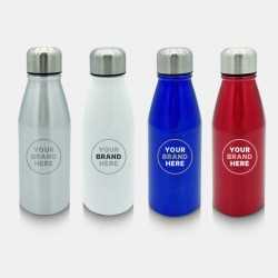 branded Vita Aluminium 450ml Water Bottle, from our range of promotional Drink Bottles - Metal