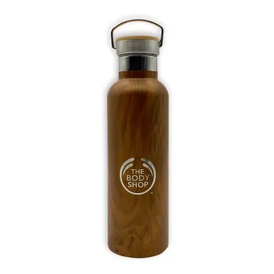 branded Ecograin Mirror Finish Shadow 750ml Bottle, from our range of promotional Drink Bottles - Metal