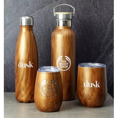 branded Ecograin Mirror Finish Shadow 750ml Bottle, from our range of promotional Drink Bottles - Metal