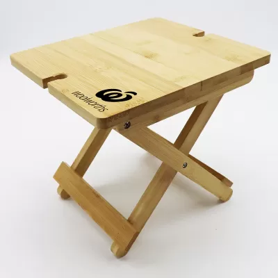branded Grappa Bamboo Folding Table, from our range of promotional Cheese Gift Sets