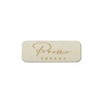 Name &amp; Pin Badges  - Complete Magnetic Wooden Badge