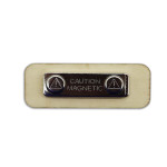 Name &amp; Pin Badges  - Complete Magnetic Wooden Badge
