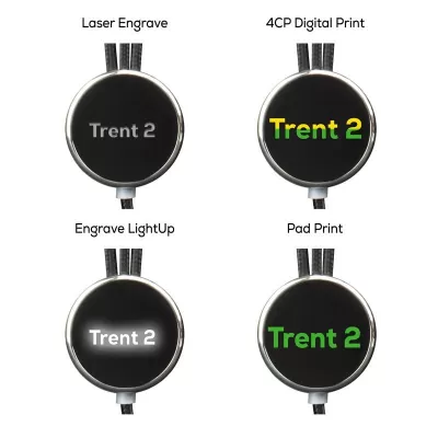branded Trent II LED Charge Cable, from our range of promotional USB Hubs & Cables