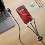 branded Trent II LED Charge Cable, from our range of promotional USB Hubs &amp; Cables