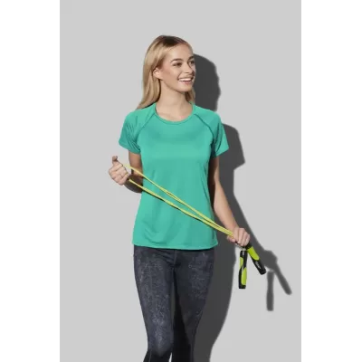 branded Stedman Womens Active Team Raglan T-Shirt, from our range of promotional Ladies Promotional T Shirts