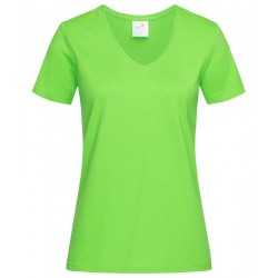 branded Stedman Womens Classic T-Shirt V-neck, from our range of promotional Ladies Promotional T Shirts