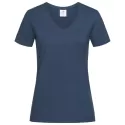 branded Stedman Womens Classic T-Shirt V-neck, from our range of promotional Ladies Promotional T Shirts