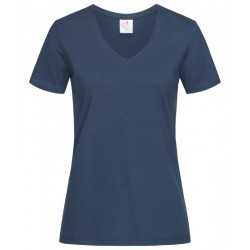 branded Stedman Womens Classic T-Shirt V-neck, from our range of promotional Ladies Promotional T Shirts