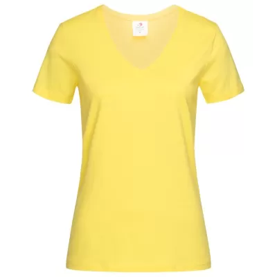 branded Stedman Womens Classic T-Shirt V-neck, from our range of promotional Ladies Promotional T Shirts