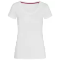 branded Stedman Womens Megan V-neck T-Shirt, from our range of promotional Ladies Promotional T Shirts