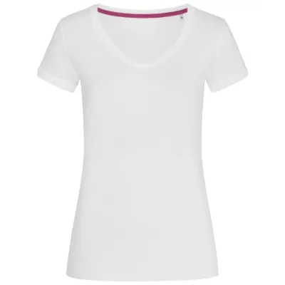 branded Stedman Womens Megan V-neck T-Shirt, from our range of promotional Ladies Promotional T Shirts