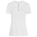 branded Stedman Womens Sharon Henley T-shirt, from our range of promotional Ladies Promotional T Shirts