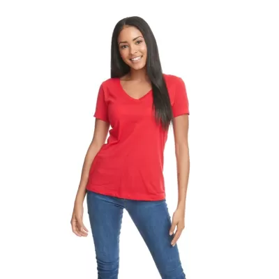 branded Next Level Womens Ideal V T-Shirt, from our range of promotional Ladies Promotional T Shirts