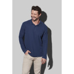 branded Stedman Mens Polo Long Sleeve, from our range of promotional Men&#039;s Promotional Polo Shirts