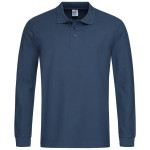 branded Stedman Mens Polo Long Sleeve, from our range of promotional Men&#039;s Promotional Polo Shirts