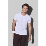 branded Stedman Mens Active 140 Raglan T-Shirt, from our range of promotional Men&#039;s Promotional T Shirts