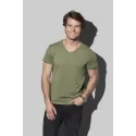branded Stedman Mens Ben V-neck T-Shirt, from our range of promotional Men's Promotional T Shirts