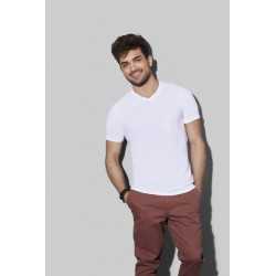branded Stedman Mens Clive V-neck T-Shirt, from our range of promotional Men's Promotional T Shirts